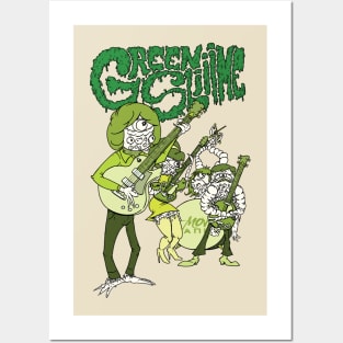 Green Slime Band Posters and Art